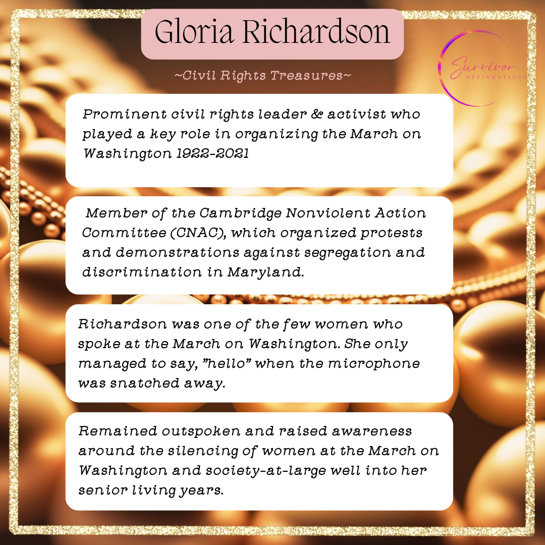 Civil Rights Treasures from the March on Washington: Gloria Richardson