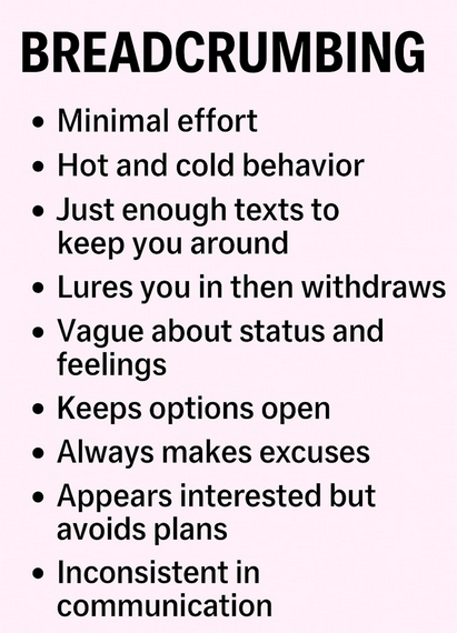 💔 What Is Breadcrumbing? A Survivor’s Guide to Emotional Manipulation Disguised as “Hope” (w/playlist) 💔 What Is Breadcrumbing? A Survivor’s Guide to Emotional Manipulation Disguised as “Hope” (w/playlist)