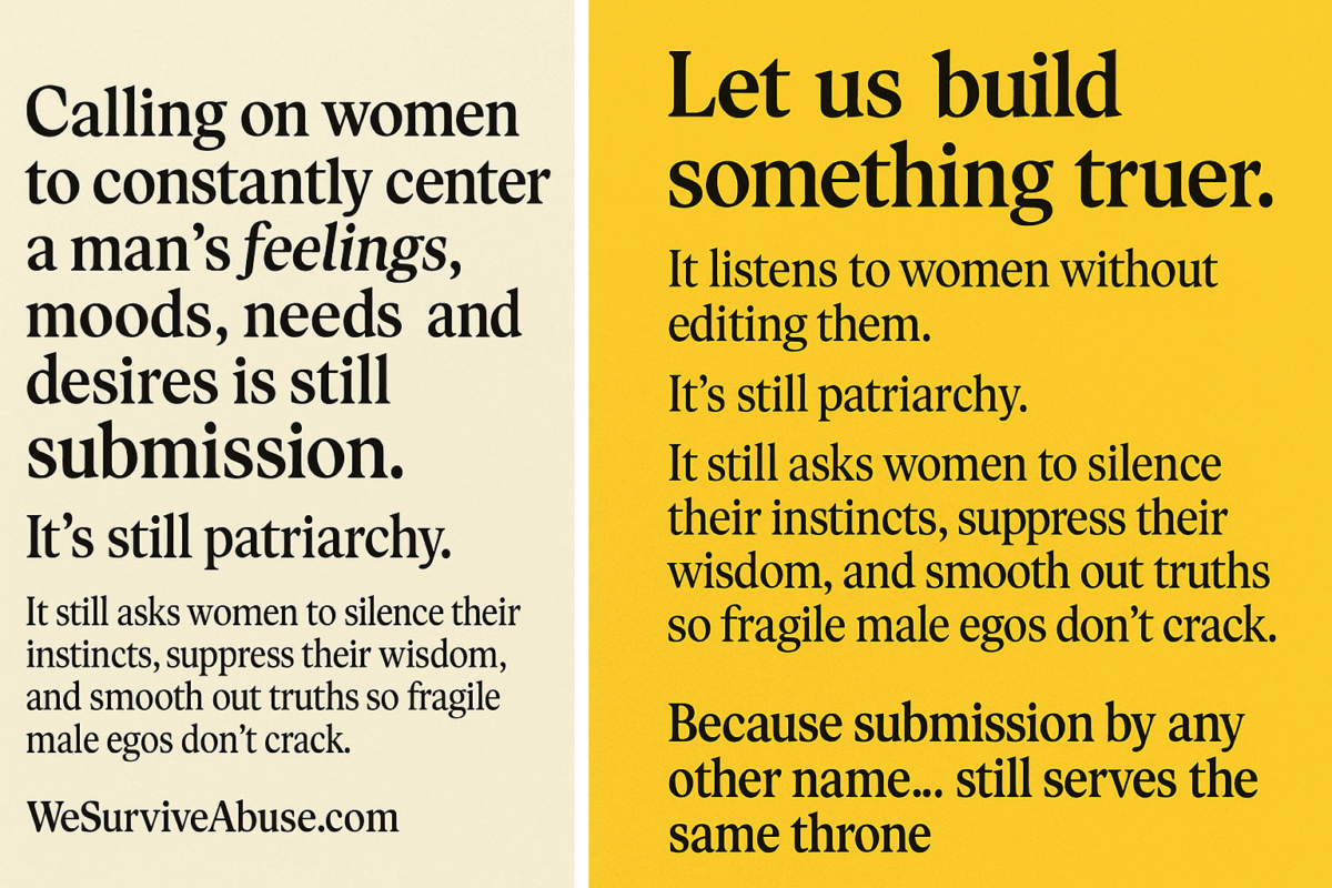 Not All Submission Looks Like Sunday School Not All Submission Looks Like Sunday School