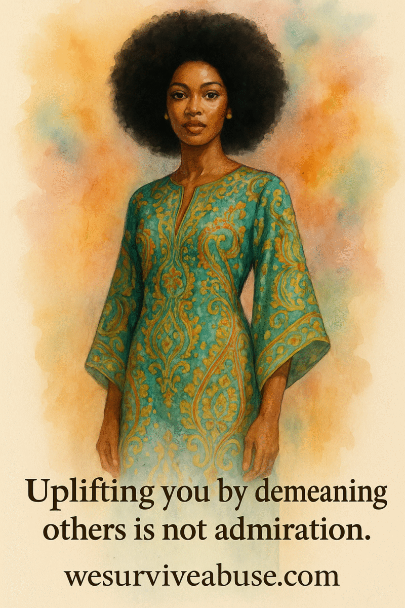 🚩 When His Praise Requires Another Woman’s Demeaning: That’s Not a Compliment—That’s a Red Flag 🚩 When His Praise Requires Another Woman’s Demeaning: That’s Not a Compliment—That’s a Red Flag