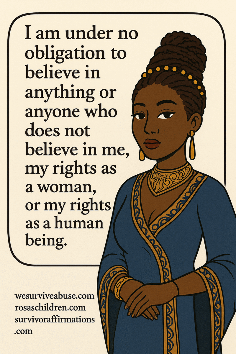 Believe in What Believes in You.