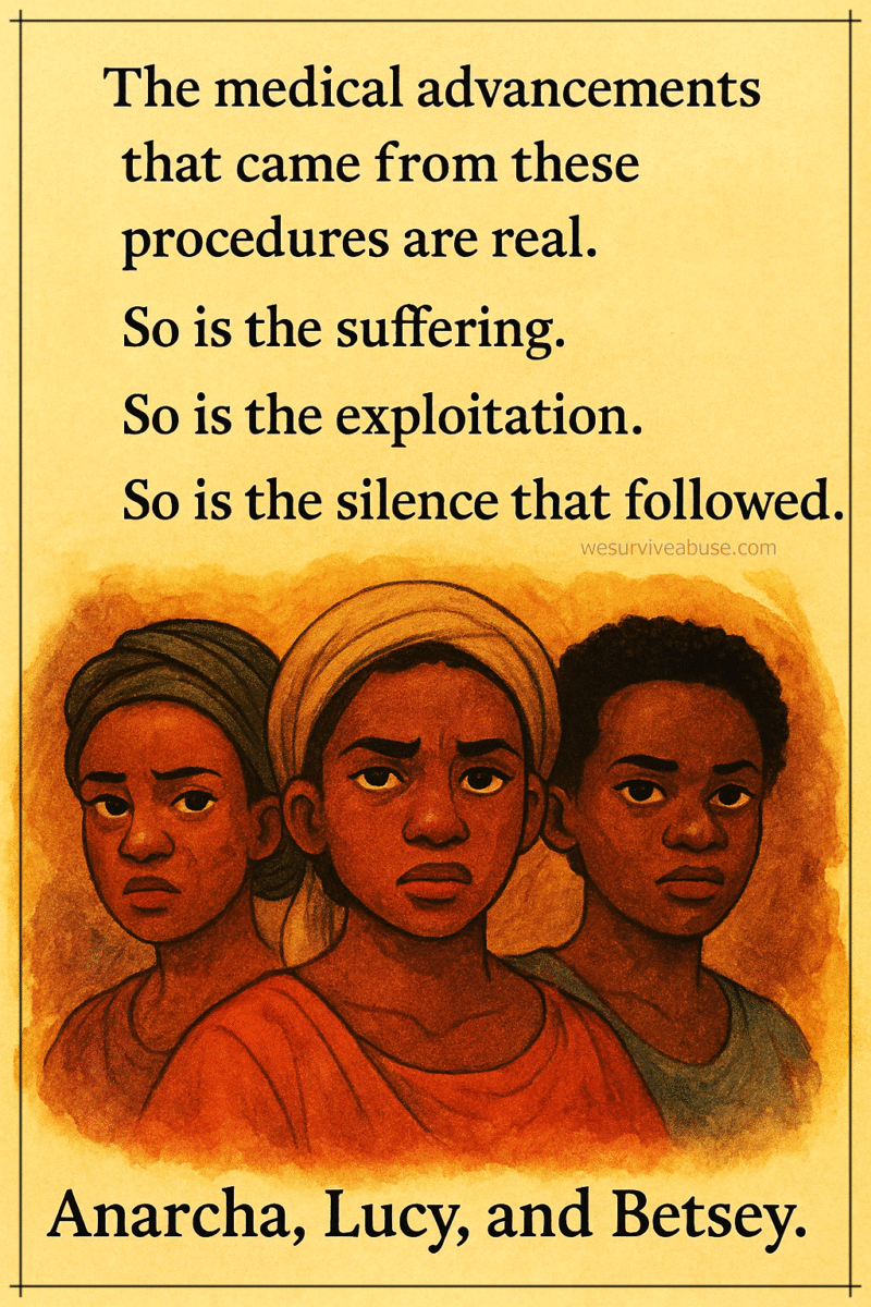 The Mothers of Modern Gynecology: Anarcha, Lucy, and Betsey