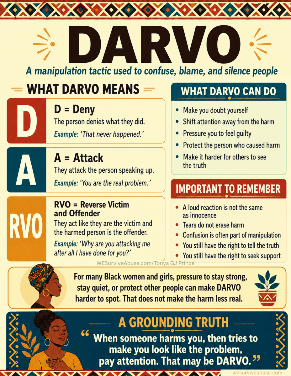 What Is DARVO? How It Harms Black Women and Black Girls