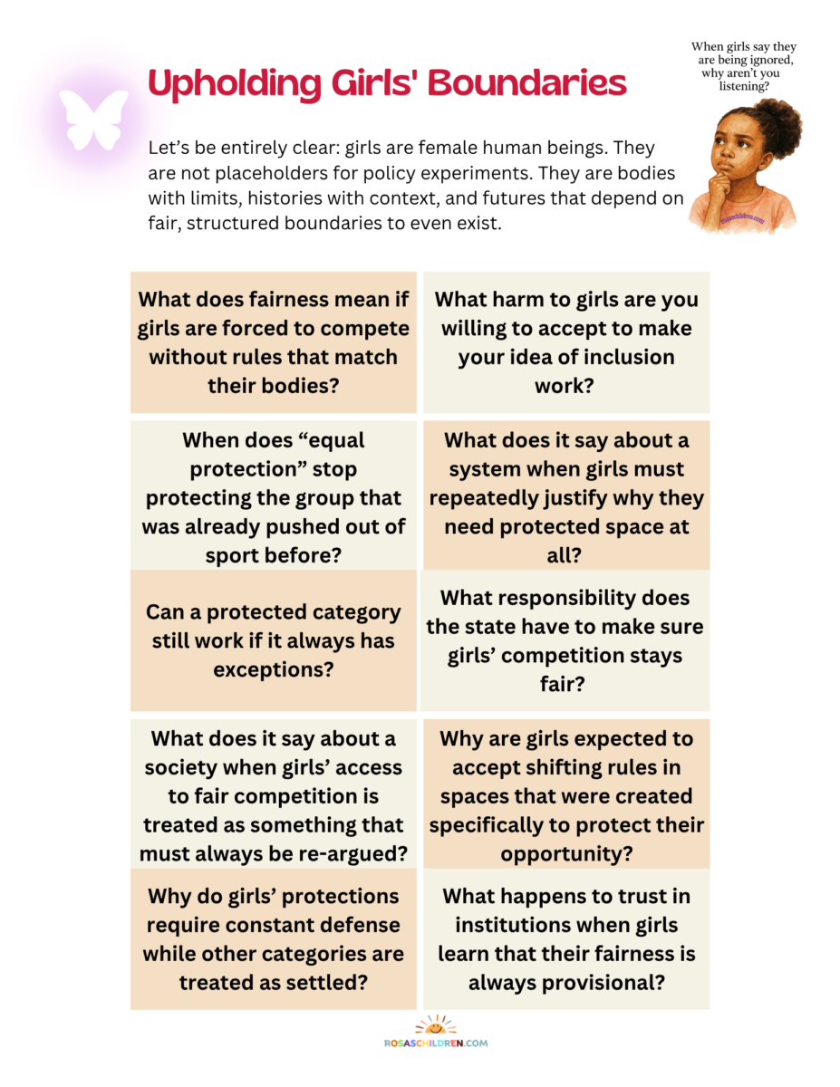 The Standard Was Always Male. For the Girls, It’s Time We Said That Out Loud.