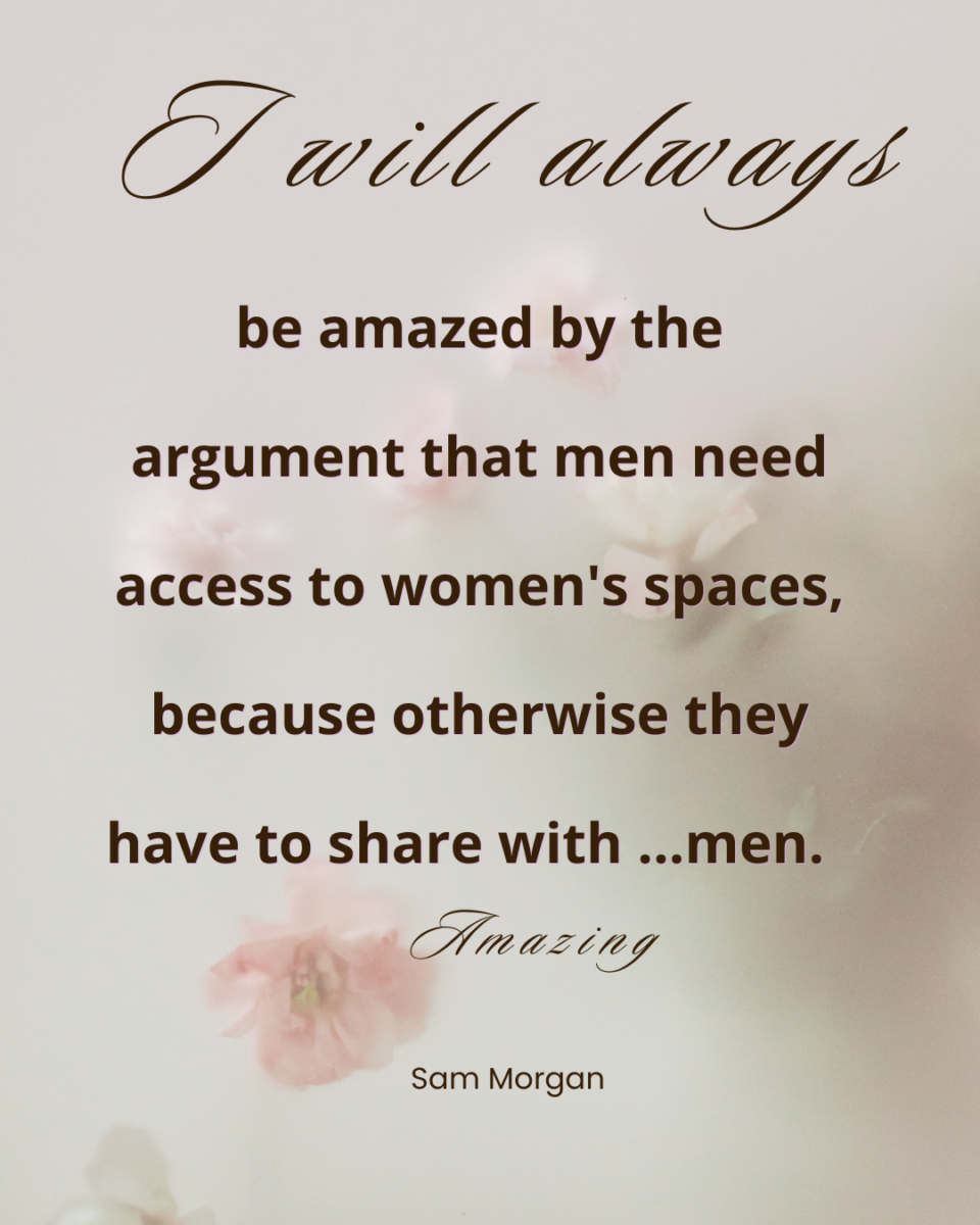 If Men Are Afraid of Men, Why Are Women Being Asked to Give Up Their Safe Spaces?